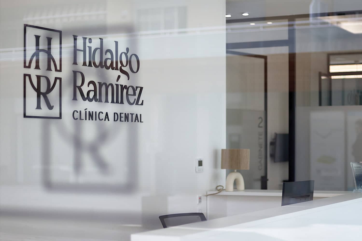 Recepción de la clínica dental Hidalgo Ramírez